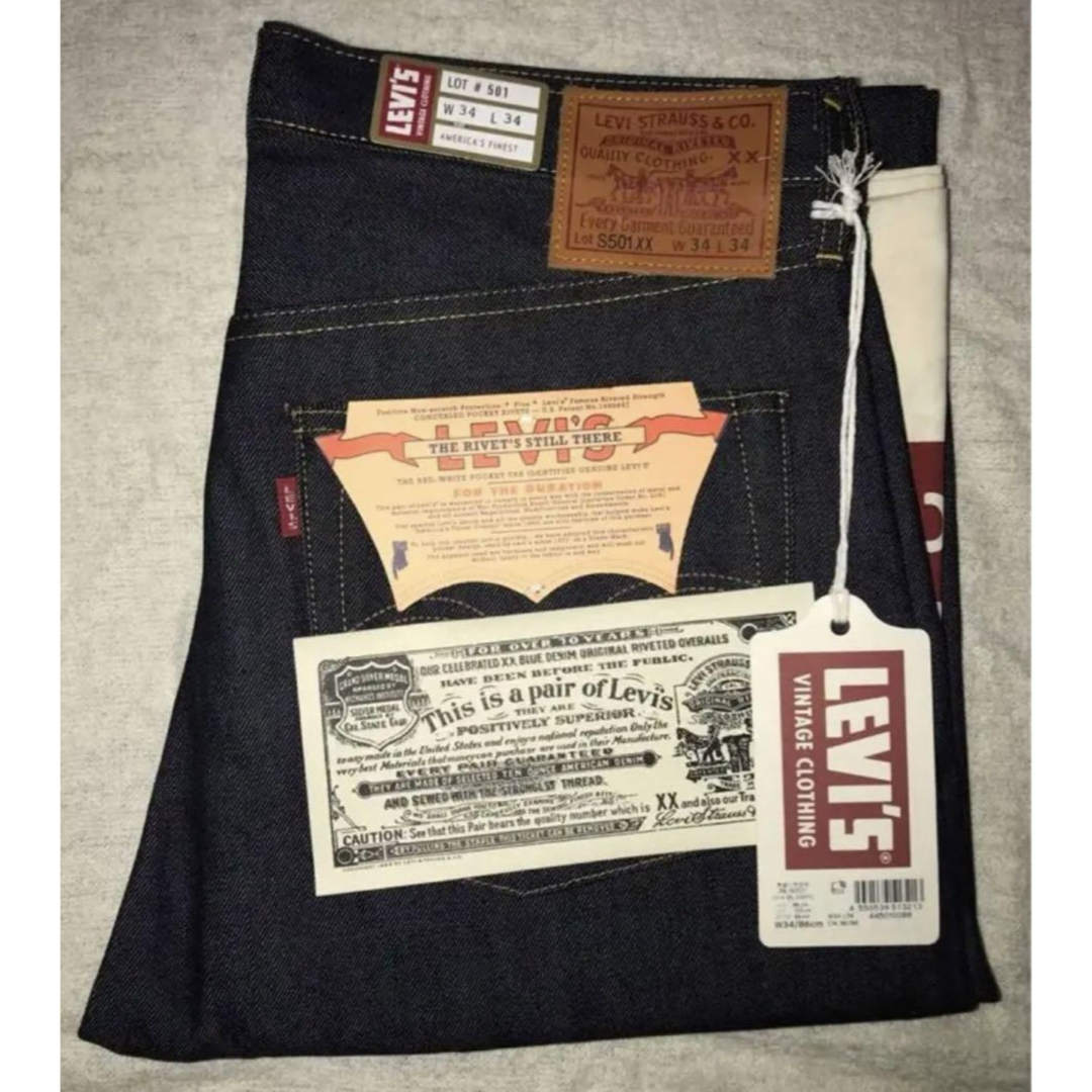 Levi's - LVC S501xx 1944年大戦モデルorganic cotton仕様W34の通販 by