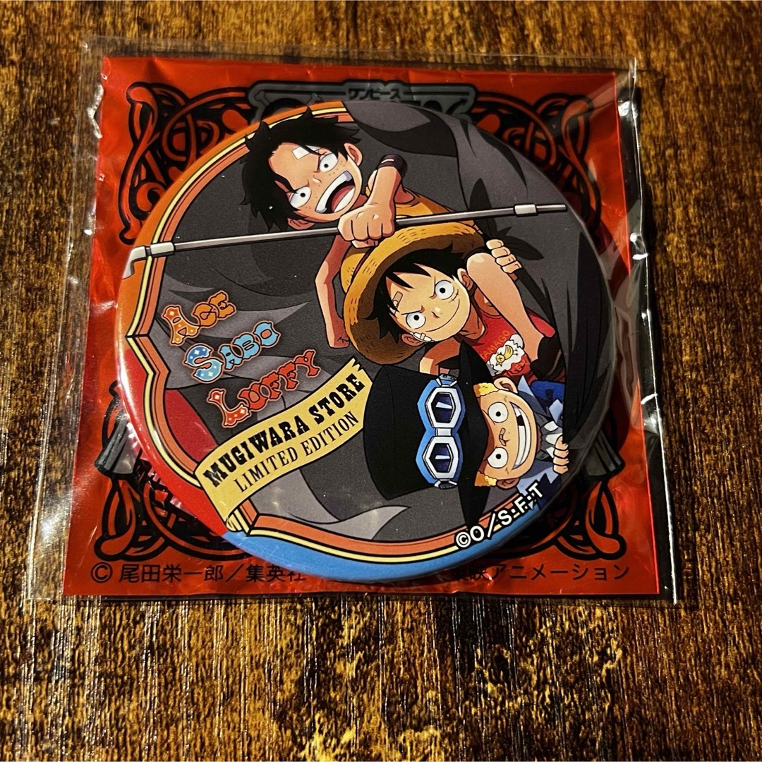 ワンピース 輩缶バッジ サバイバルの海 ASL ルフィ エース サボの通販