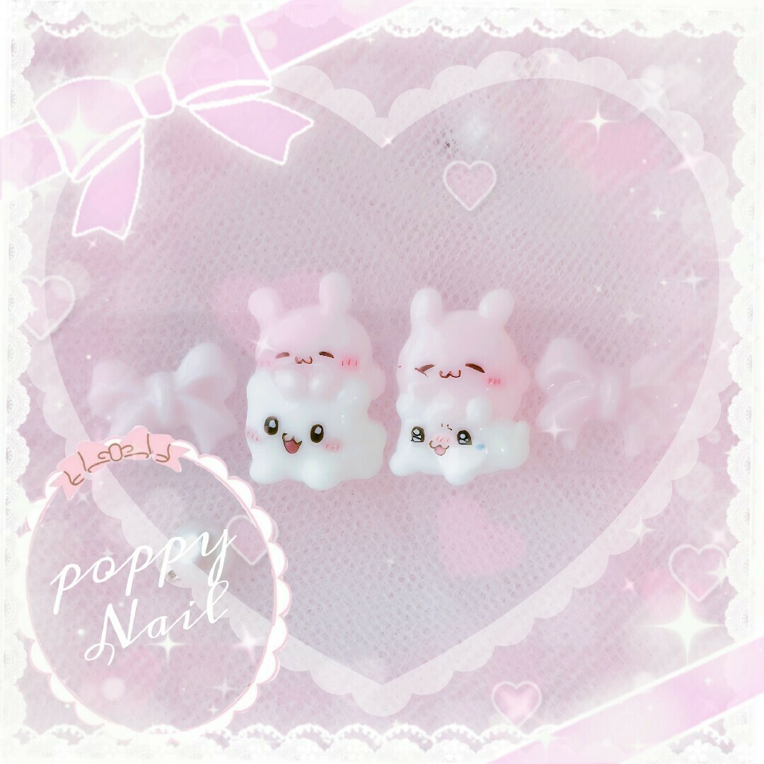 らぶい〜ず 3Dネイルパーツ 完成品の通販 by miliy nail🐈‍⬛ ͗🎀｜ラクマ