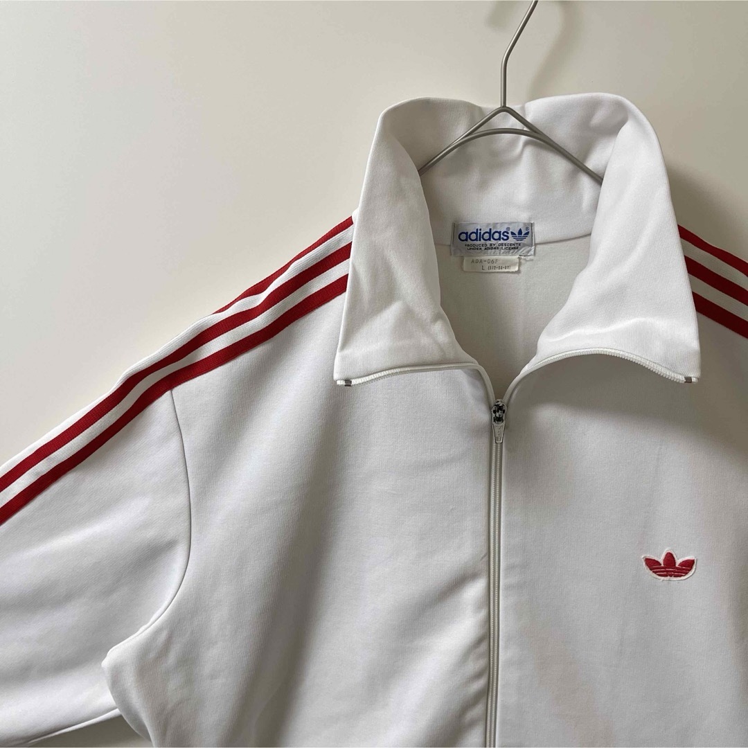 adidas - L 70s】アディダス刺繍トラックジャケット古着ジャージトップ