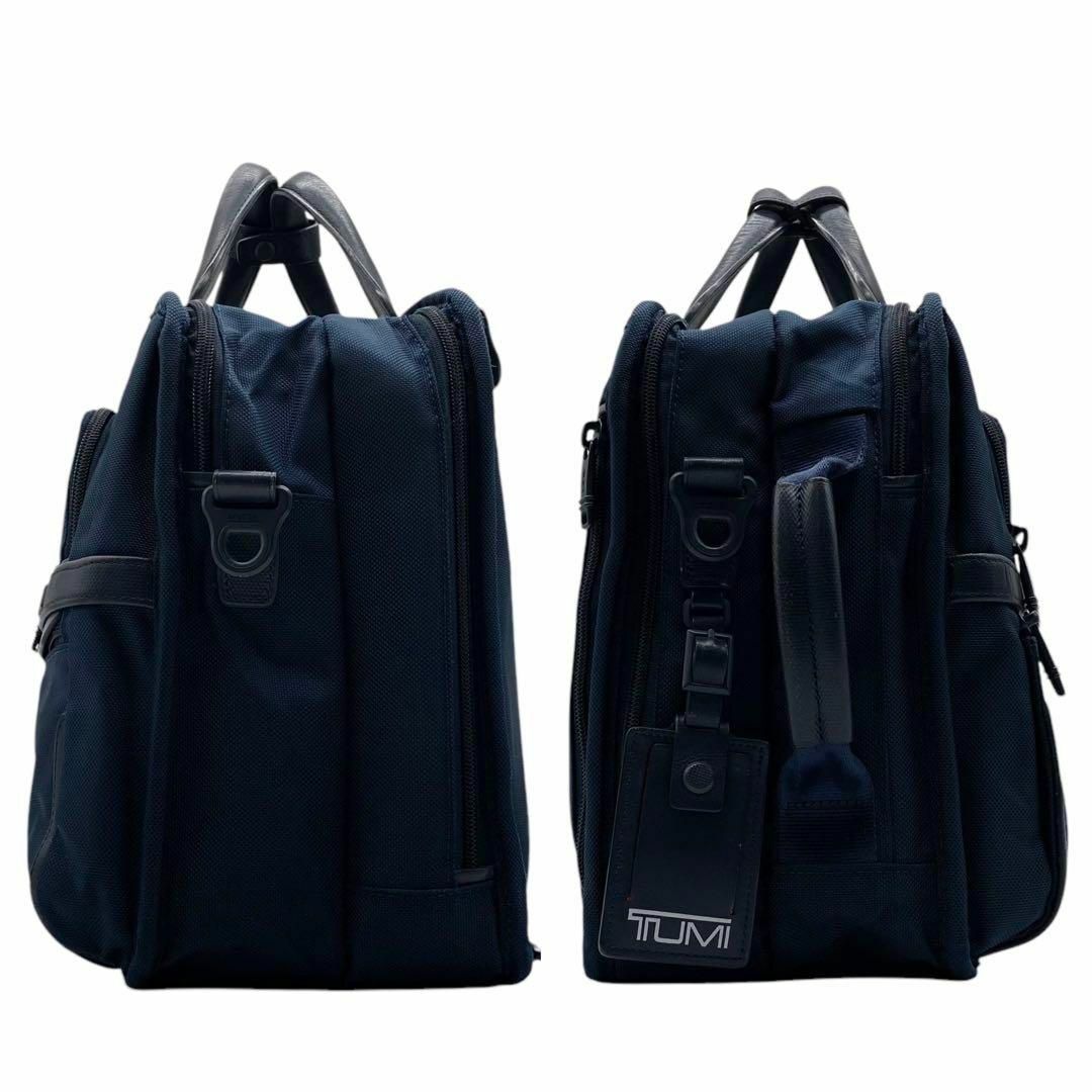 美品希少 TUMI ビジネスバッグ アルファ3 高島屋限定カラー ネイビー