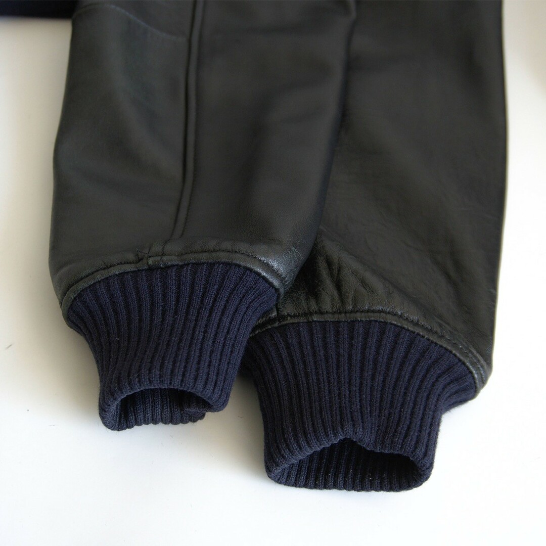 SKOOKUM - 【monkey time別注】SKOOKUM【【メルトン×レザー スタジャン