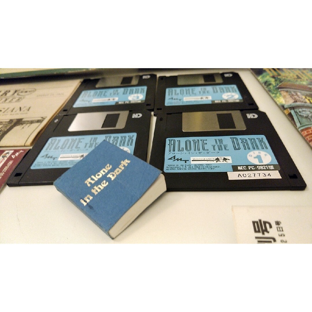 □絶版ゲーム□ PC9801 アローンインザダーク ミステリー 入手困難貴重