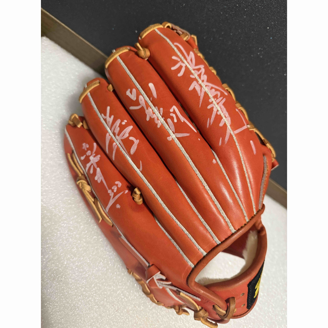 ア*♪様 プロ野球選手飯田哲矢さん使用！！ ZETT 硬式用グローブ 2025