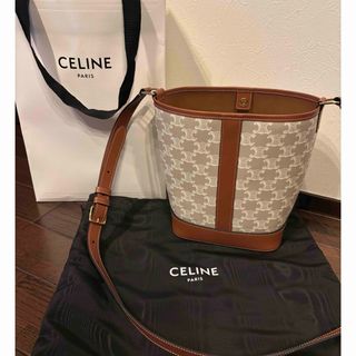 CELINE - セリーヌ サプル クラシックパニエ キュイルトリオンフ かご