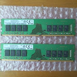 SAMSUNG - Samsung DDR4 2400 32GB RDIMM（16gx2枚）PC4の通販 by