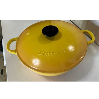 STAUB - 【廃盤色】Staub ココットラウンド 20cm オーベルジン ナスの