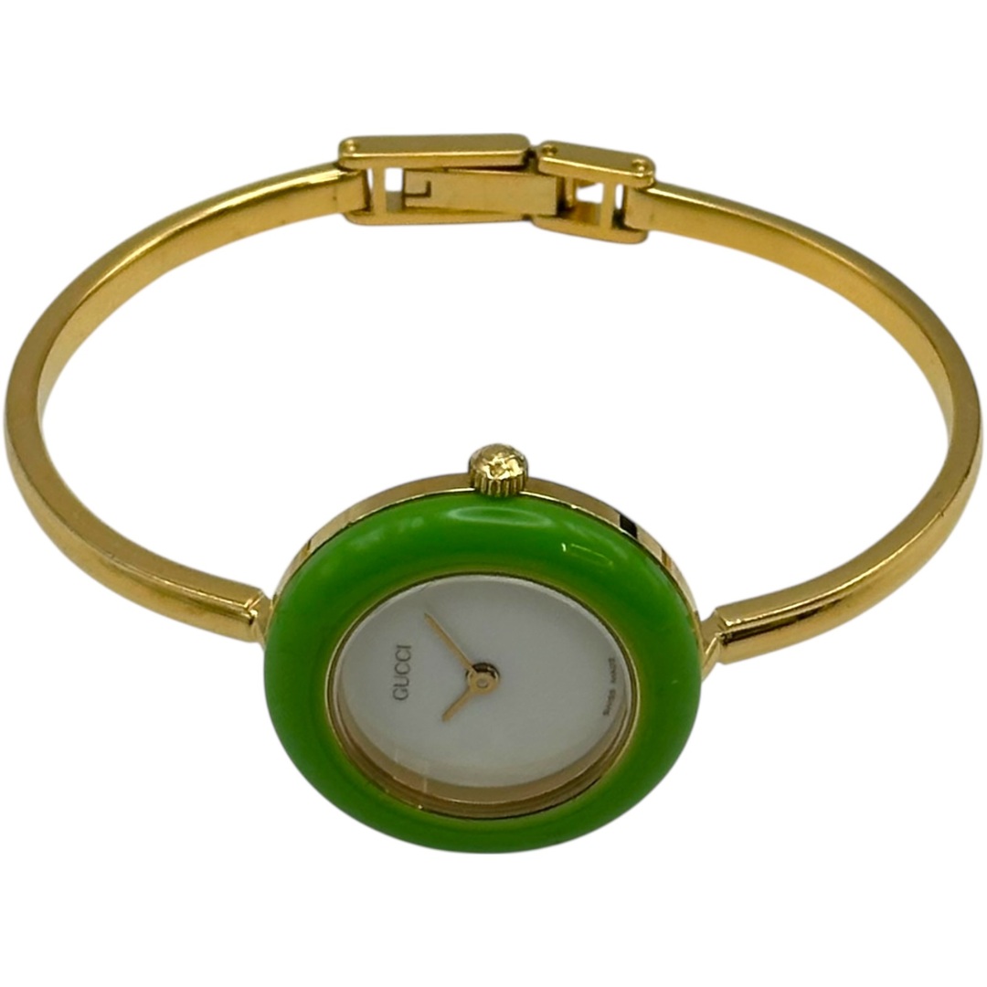 GUCCI - グッチ GUCCI チェンジベゼル 11/12.2 ホワイト ゴールド
