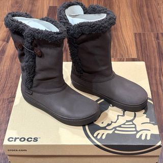crocs - クロックス コブラー 新品 サボ ファー W9の通販 by チャコ's