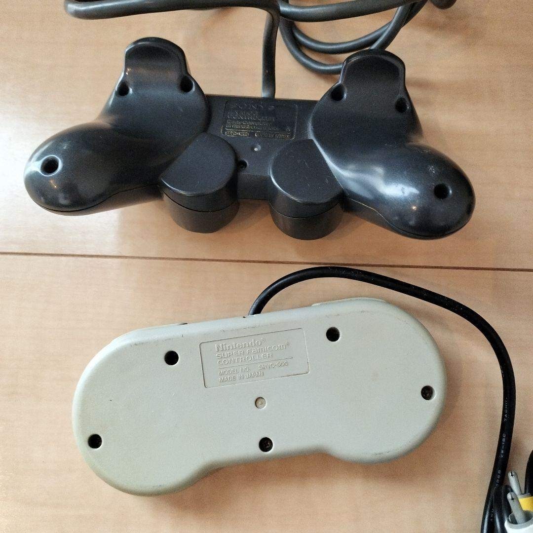ジャンク扱】SFC PS コントローラー ACアダプター等8点セットの通販 by
