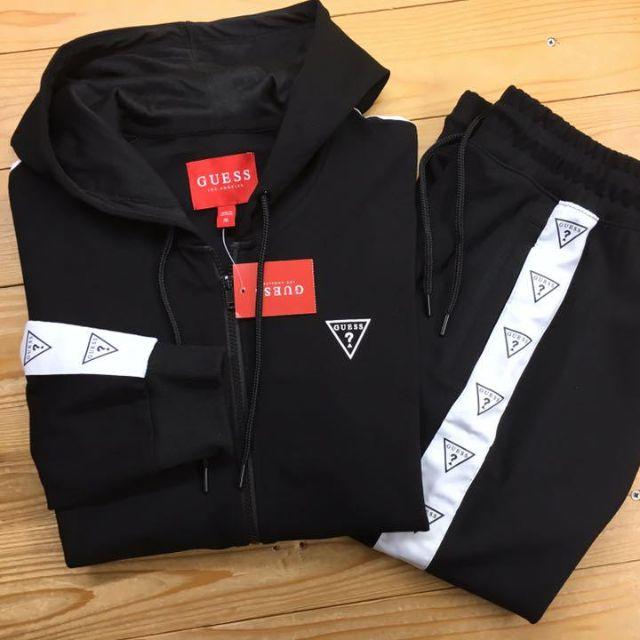 GUESS - 新品【メンズM】☆ゲス☆両サイドライン入り！セットアップ