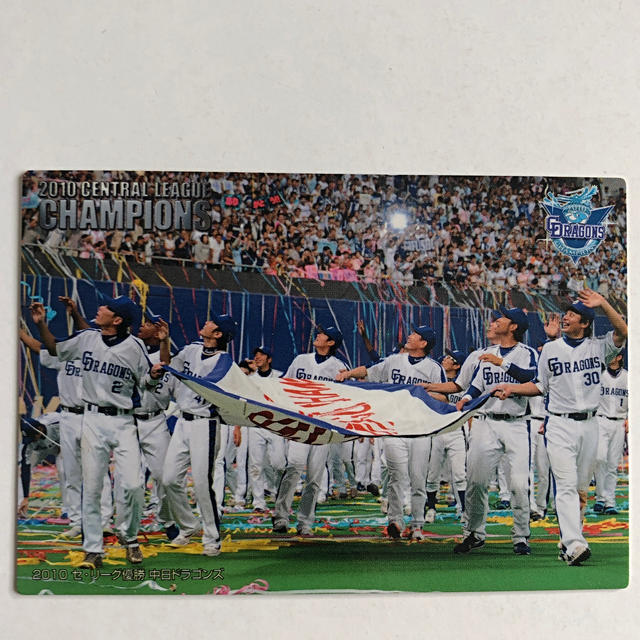 中日ドラゴンズ - 中日2011年【カルビープロ野球チップス】2010年セ