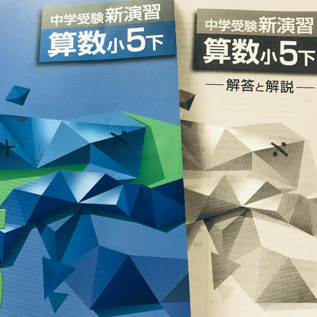 中学受験新演習】算数小5下 塾専用教材の通販 by ぶんぶん｜ラクマ