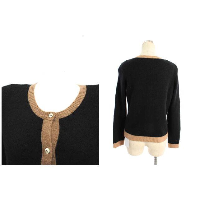 FOXEY - フォクシー FOXEYバイカラーカシミアカーディガンDear