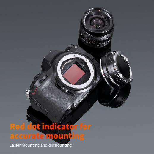 Contax Yashica CY Mount Lens to Nikon Z6 Z7 Camera K&F Concept
