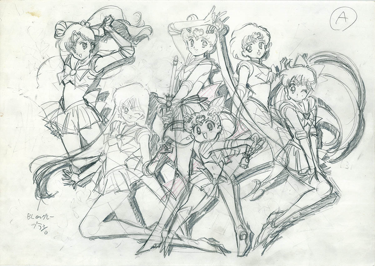 3183] 美少女戦士セーラームーン 版権ラフ / 直筆:伊藤郁子