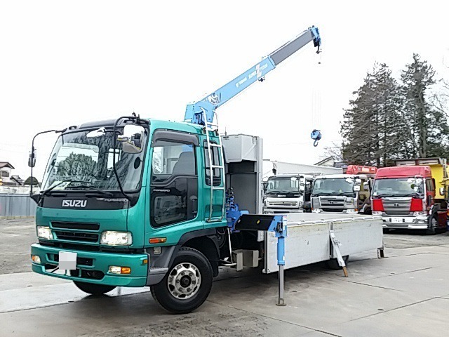 いすゞ フォワード 中型 平ボディ（クレーン付） PA-FRR34L4 (8270