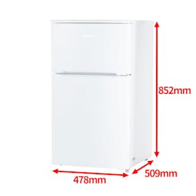 美的集団 Comfee'｜2ドア小型冷蔵庫 RCT90WH/Eを検証レビュー！小型