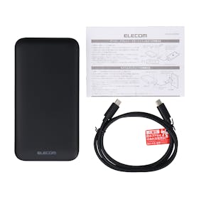 エレコム USB PD モバイルバッテリー(20000mAh/USB Type-C×2＋USB-A