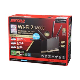 バッファロー Wi-Fi 7対応トライバンドルーター WXR18000BE10Pを