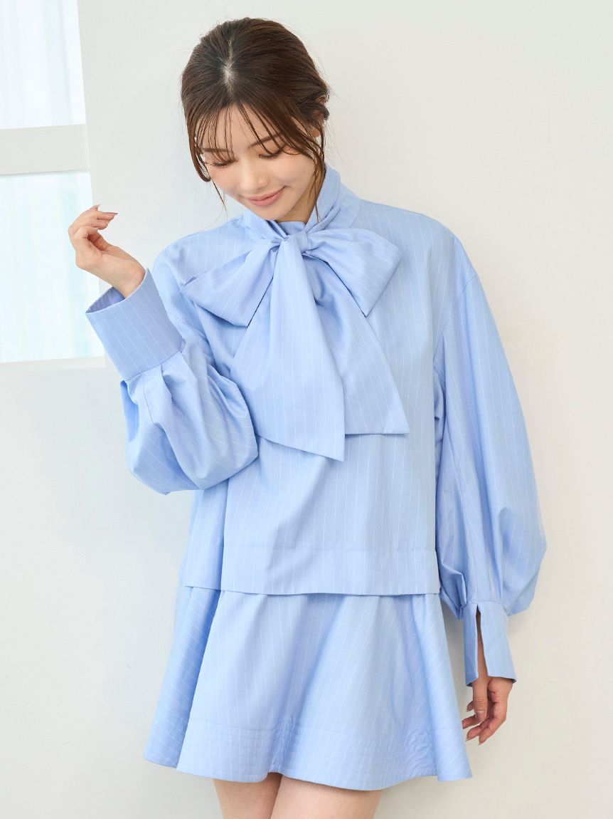 Sustainableバリエボリュームチュニックブラウス(シャツ・ブラウス