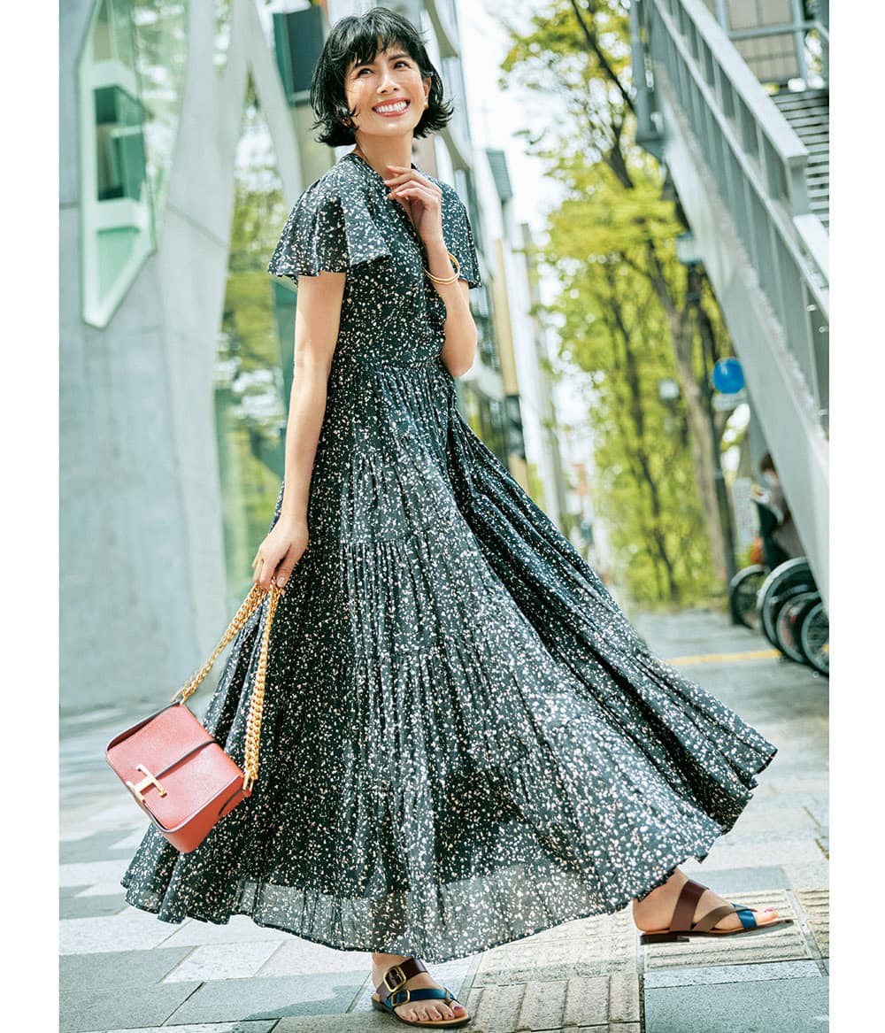 急なお出かけにも即対応！「ミニ水玉柄ワンピース」コーデ2選 – STORY
