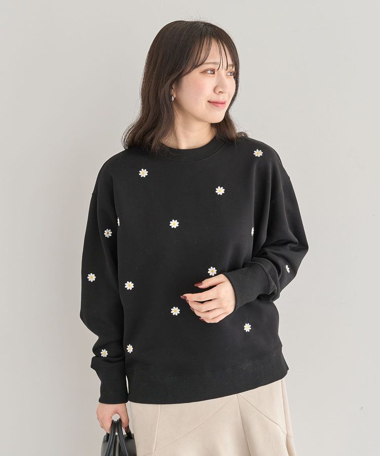 swing by デイジー刺繍スウェット/Green Parks（グリーン パークス）の
