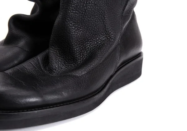 ヨウジヤマモトプールオムYohji Yamamoto POUR HOMME レザーロング