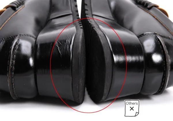 コムデギャルソンCOMME des GARCONS プラットフォームレザーコイン