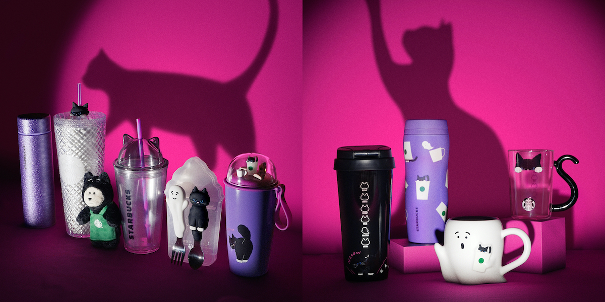 スタバ新作グッズ】黒猫にキュン♪ 「ハロウィングッズ2025」が発売