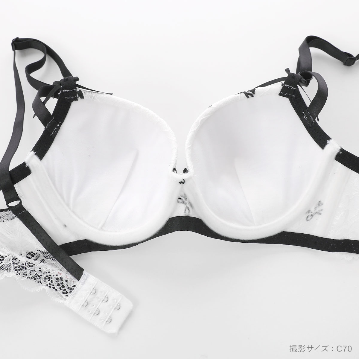 サンエイ 脇高 レーシィプチリボン ブラセット ABCD 脇肉 はみ肉