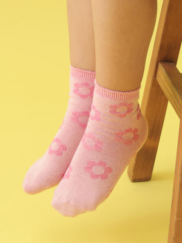 3足1,386円】キッズ リンクスフラワーショートソックス ( 033132258