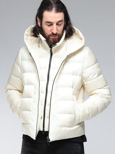 TATRAS (タトラス) ニット切り替え ドローコードフード フルジップ