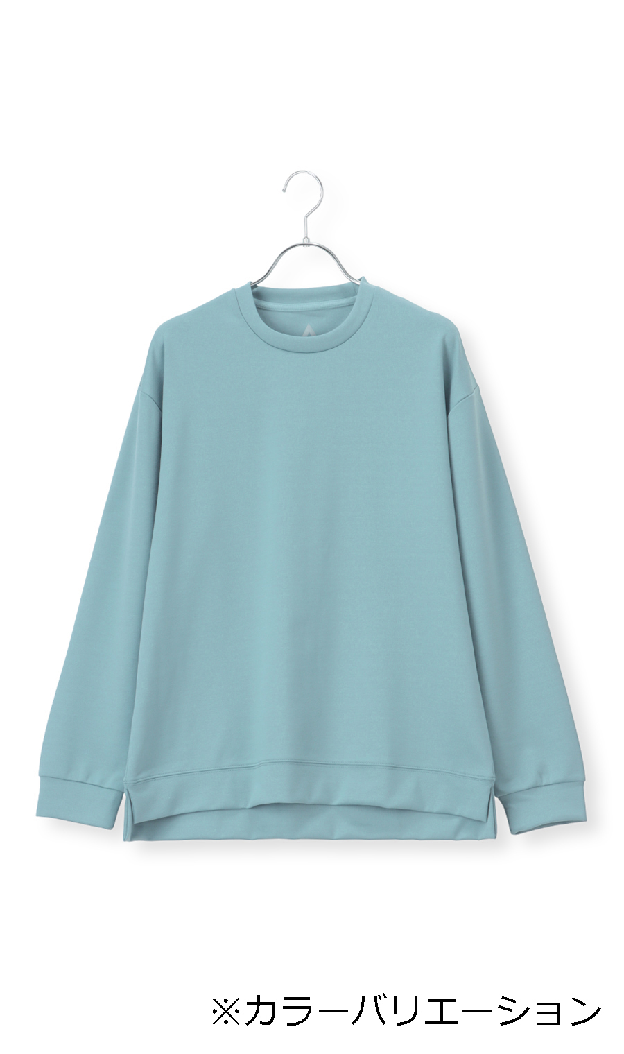 クルーネックロングTシャツ《ゼロプレッシャー》 (634020-23) | ZERO