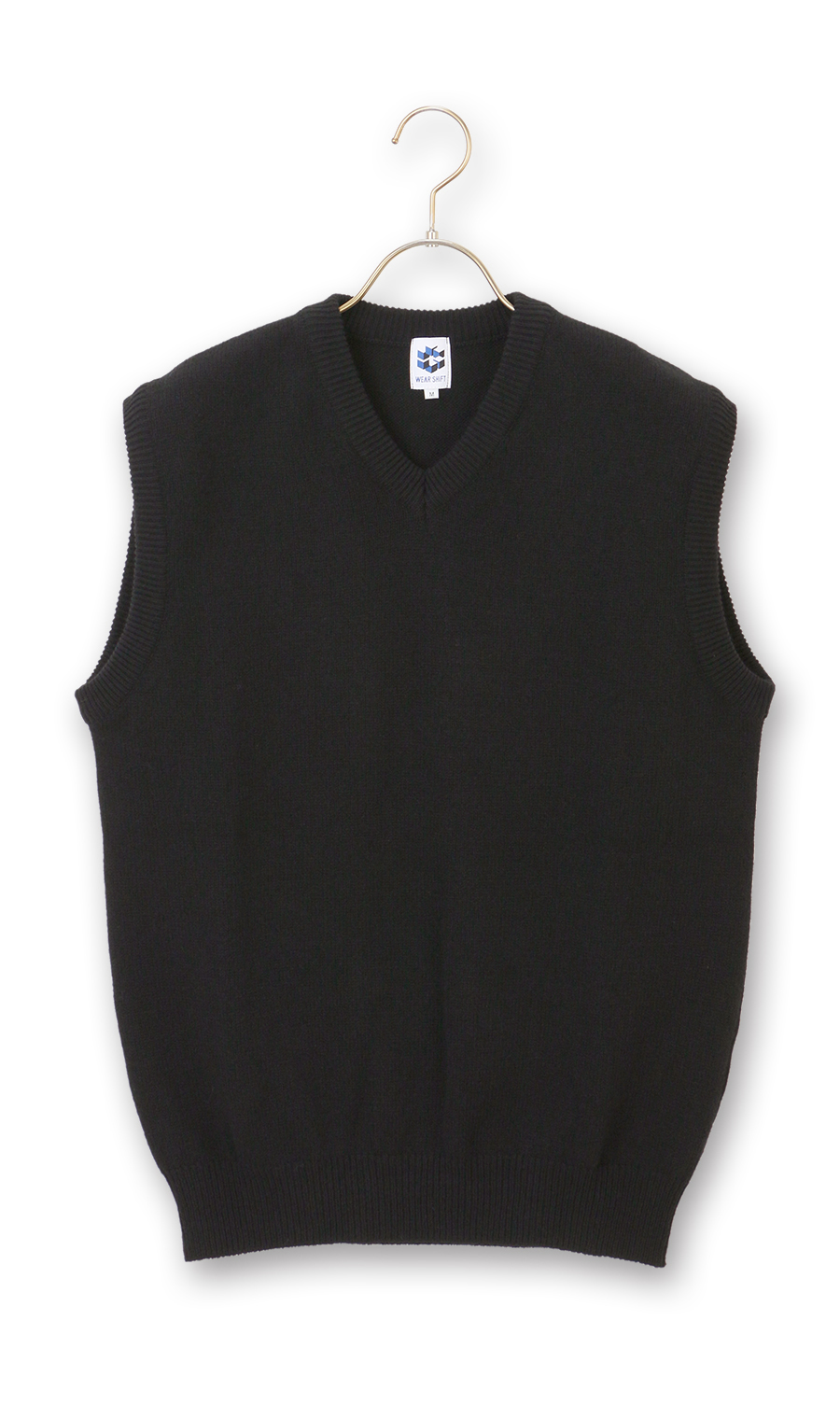WEAR SHiFT》リサイクルカシミヤ混Vネックニットベスト (644121-01