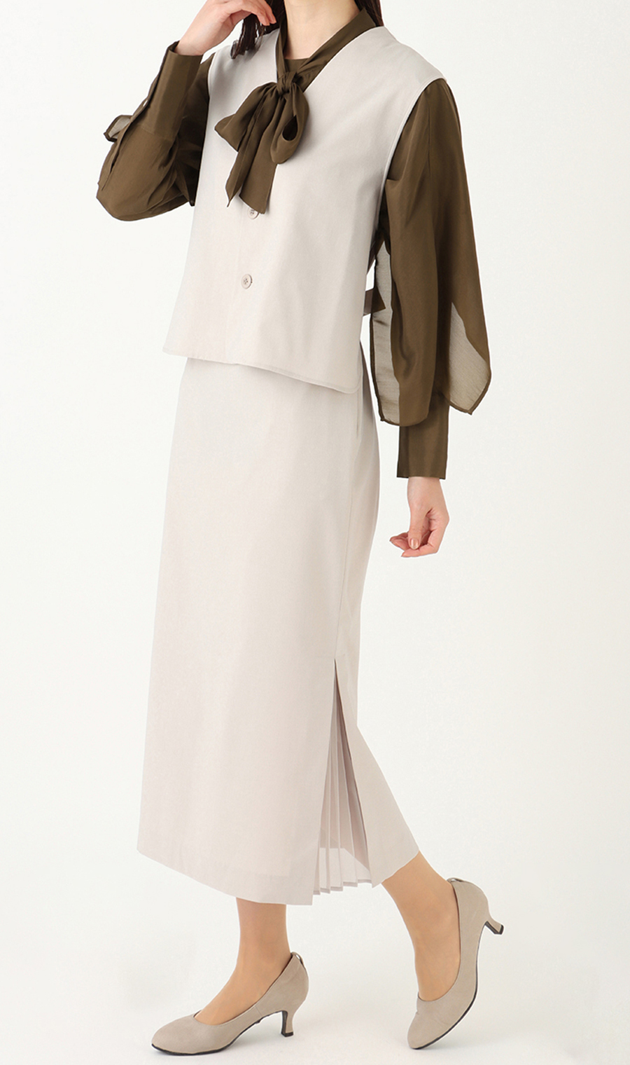 □前後2WAYジャンパースカート《WEB限定》 (EN245047-B) | ANCHOR