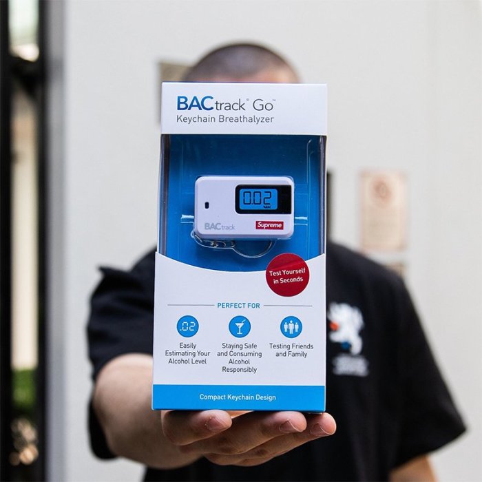 希望商店】Supreme BACtrack Go Keychain 18SS 攜帶酒測器| Yahoo拍賣