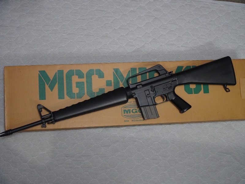 お手軽モデファイ道:MGCモデルガン コルトM16A1 ブラックライフル