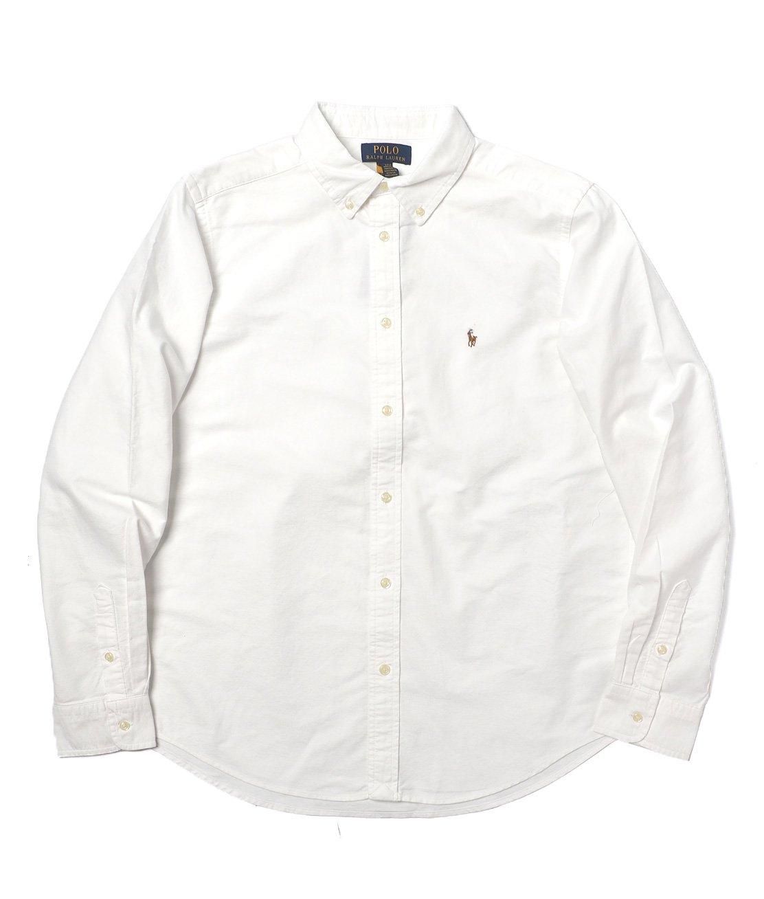 Ralph Lauren】BOY'S OXFORD BD SHIRT - WHITE オックスフォードシャツ