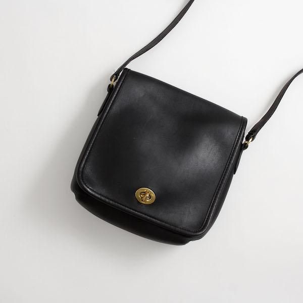 レディース] 90's メキシコ製 オールドコーチ レザーバッグ スクエア