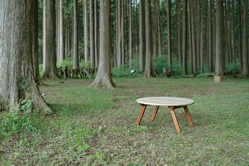 ochabu［60］［75］｜チェリー｜ちゃぶ台｜ひのき無垢家具｜ヒノキクラフト