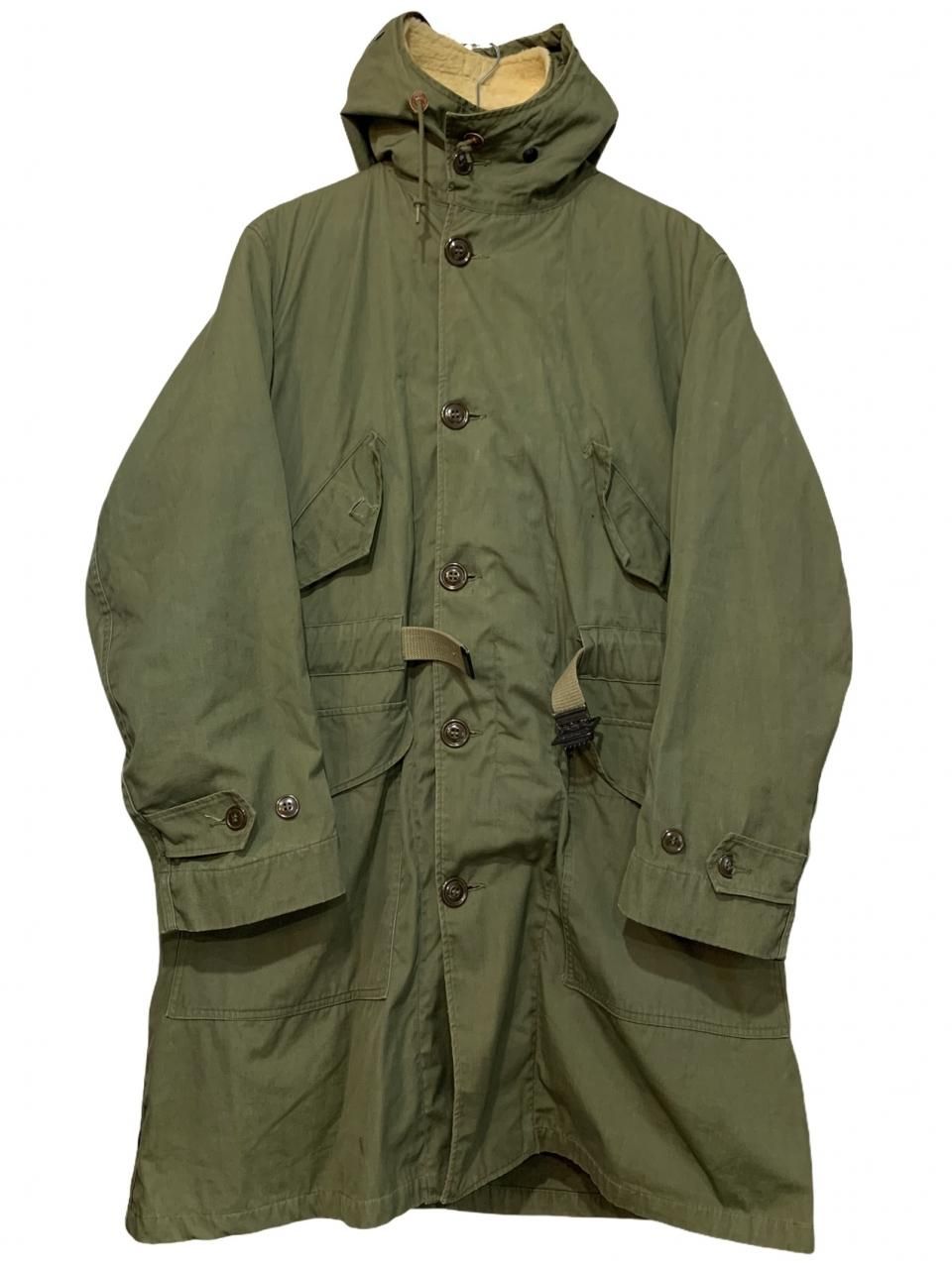 51年製 US AIR FORCE M-47 Over Coat オリーブ M 50s 米軍実物 米空軍
