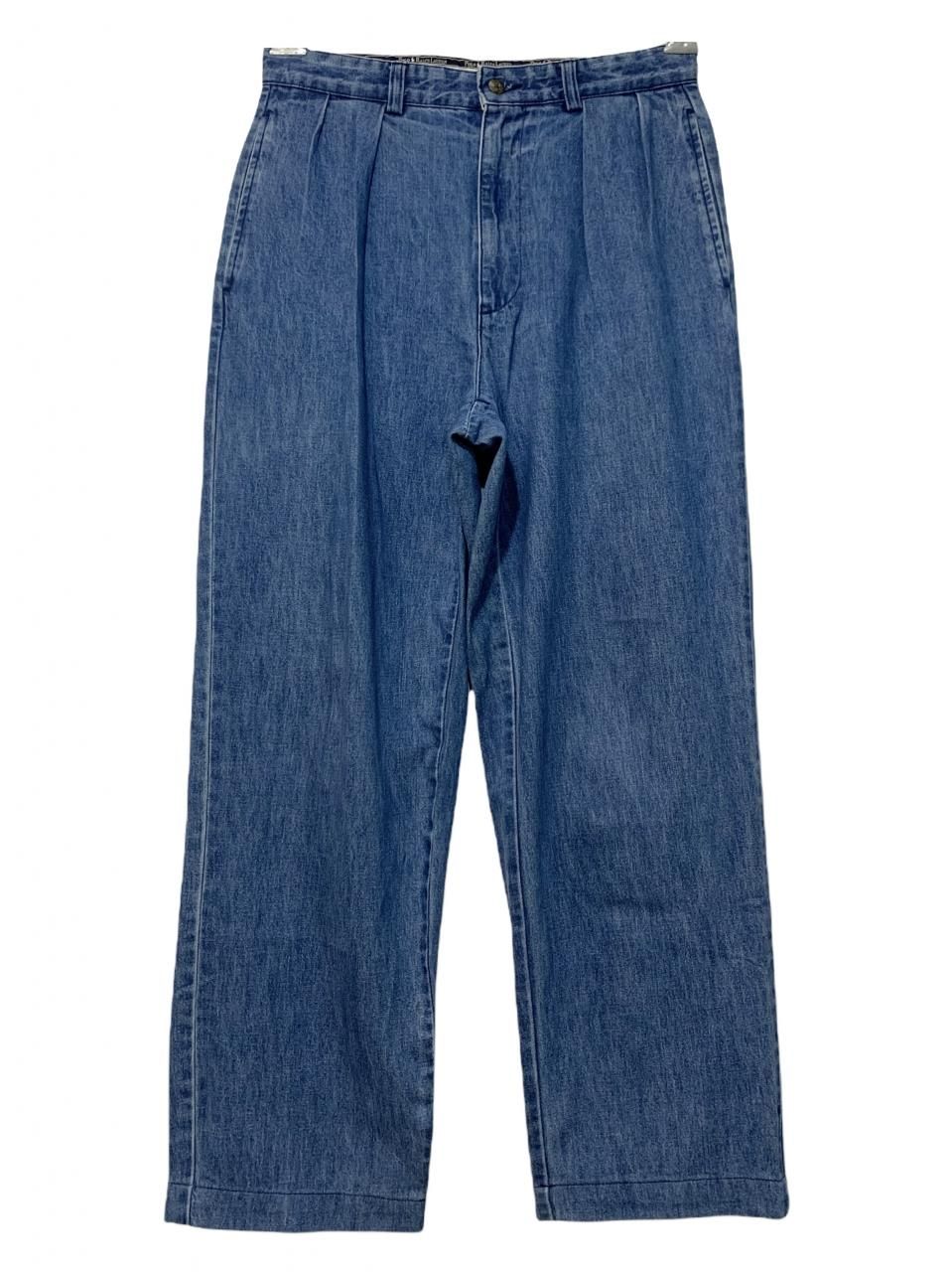 Polo Ralph Lauren 2 Tuck Denim Pants 青 W29×L28 ポロラルフローレン