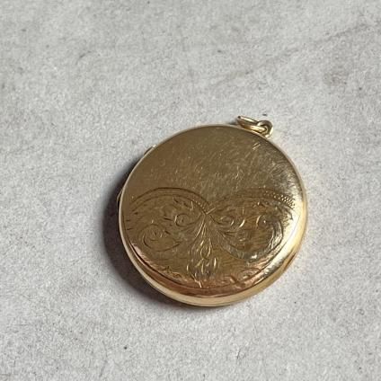 ヴィクトリアン-アールデコ 9金 ロケット ペンダントトップ（Victorian