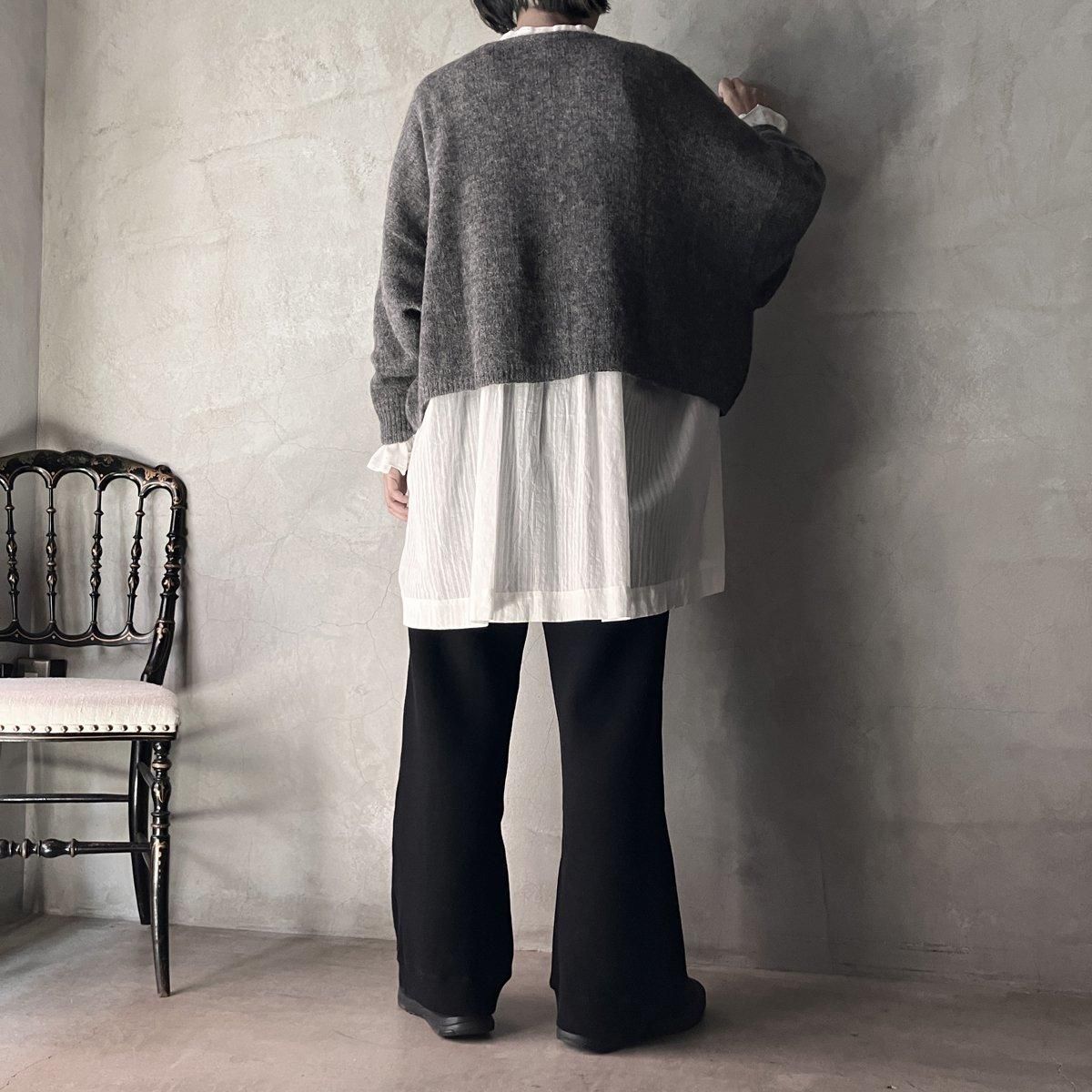 suzuki takayuki alpaca knitted cape（スズキタカユキ アルパカ