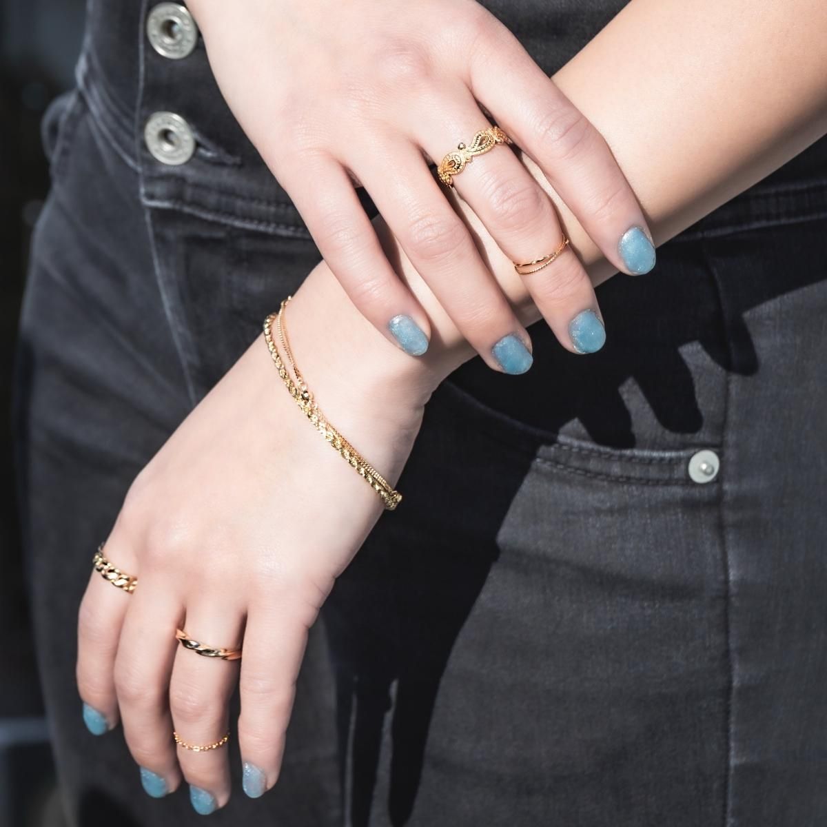 10K イエローゴールド リング 9号-25号 2-3112-01 - AVALANCHE