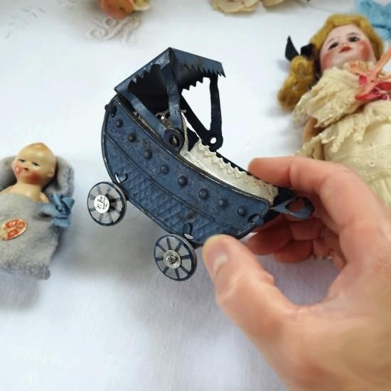 アンティーク ビスクドール | フランス SFBJ 女の子と赤ちゃんの