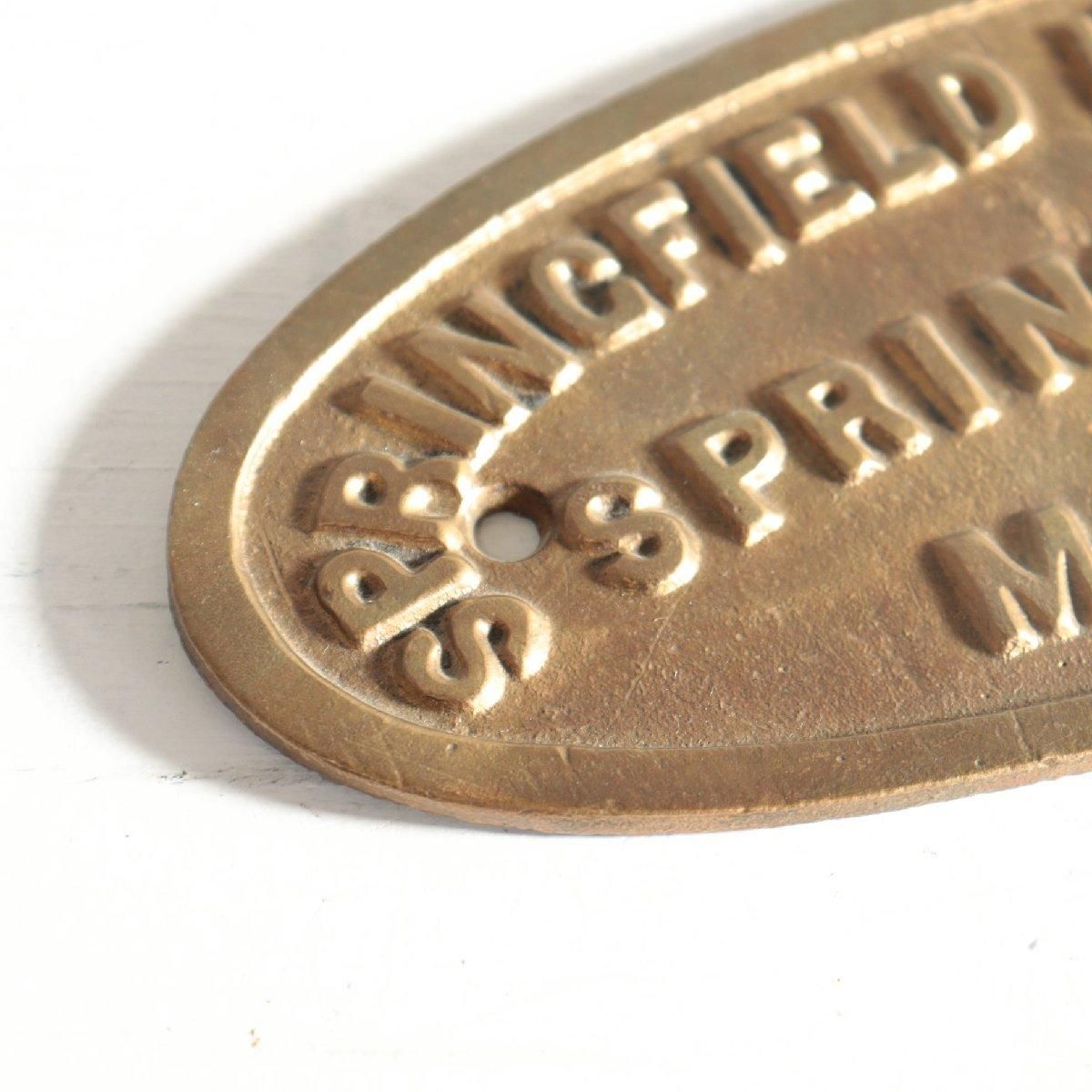 真鍮製 プレート アンティーク 看板 -通販-ローズボールアンティークス