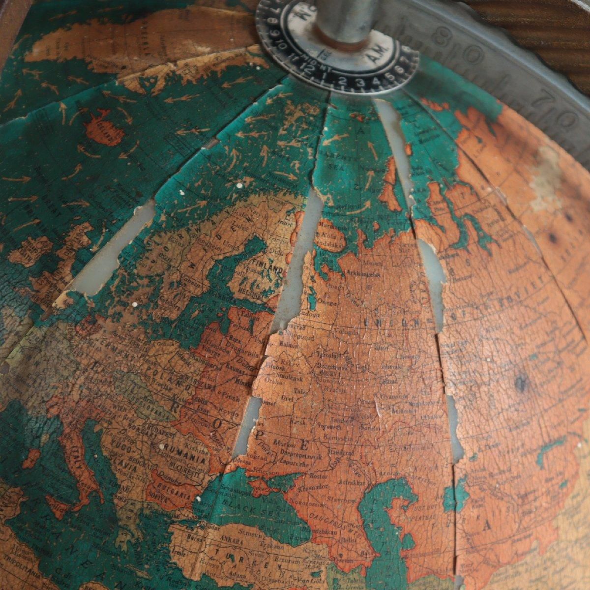 40s 地球儀 ブラックオーシャン 通販-ローズボールアンティークス
