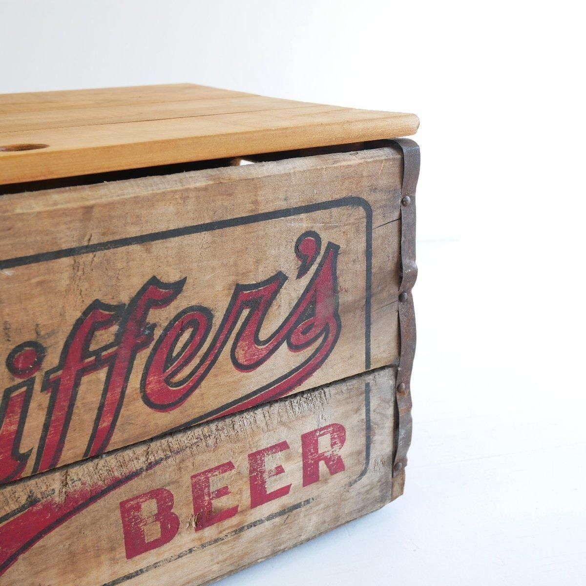 ヴィンテージ 蓋付き木箱 運搬箱 -通販-ローズボールアンティークス